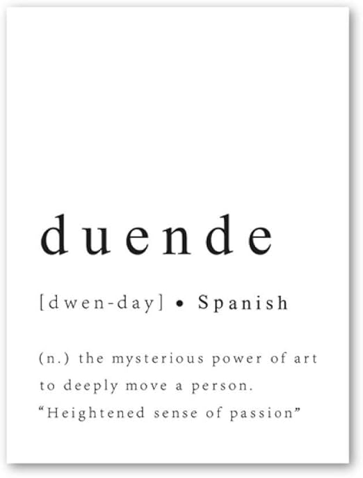 BDFS Duende Espagnol Citation définition Typographie BDFS Duende Espagnol Citation définition Typographie