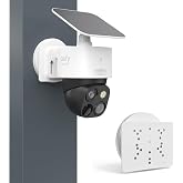 Koroao Magnetic Mount Compatible with eufy Security Solocam S340/E30/E42/4G LTE Cam S330/ E330 (Professional) Camera (White)