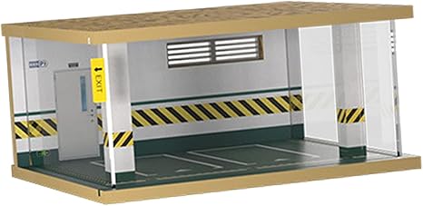 Amazon Baosity 1 32駐車場シーンおもちゃの車ディスプレイキャビネットシミュレーション地下駐車場のdiyの修正ガレージホームテーブルの装飾ライト 2スポットグリーン プラモデル 通販