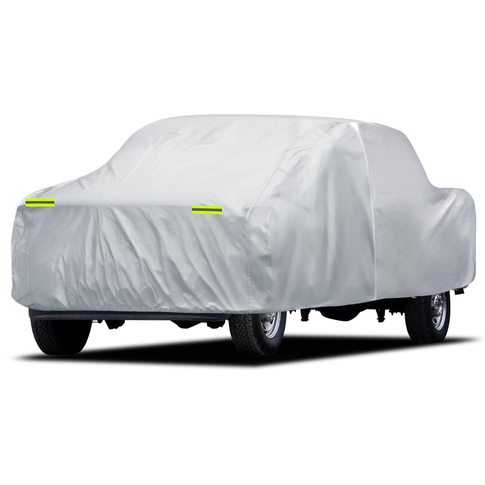 Photo 1 of Truck Cover Waterproof All Weather, 6 Layers Pickup Cover Fit for Ford F250/F350, Chevrolet Silverado, Gmc Sierra, Ram 2500 (T5 Fit Truck Length Up to 266 inch), Silver
