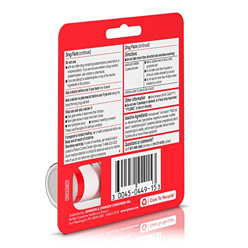 Tylenol Extra Strength Caplets 10 ct - Image 7