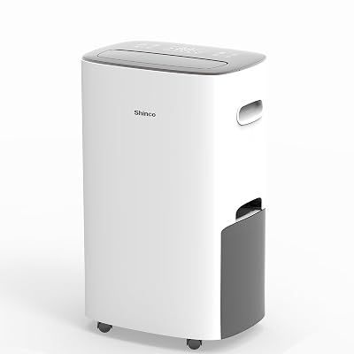 Shinco 86 Pints Dehumidifier for Home and Basements, 5000 Sq.Ft Dehumidifiers with Drain Hose, Auto or Manual Drainage, Auto Defrost, Quietly Remove Moisture, Intelligent Humidity Control, 24HR Timer