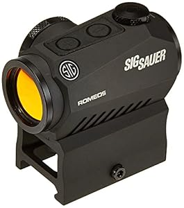 Image of Sig Sauer SOR52001 Romeo5 1x20mm Compact 2 Moa Red Dot Sight, Black