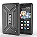 Fire HD 6 Case - Poetic Fire HD 6 Case [Revolution Series] - [Heavy Duty] [Dual Layer] Complete Protection Hybrid Case with Built-In Screen Protector for Amazon Kindle Fire HD 6 Black (3 Year Manufacturer Warranty From Poetic)