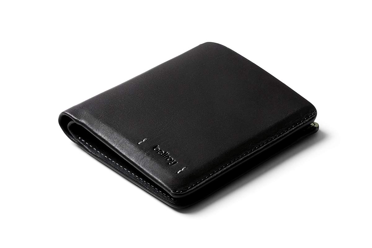 Bellroy Note Sleeve – Premium Edition (Slim Leather Wallet, Billfold) - Black — image 1