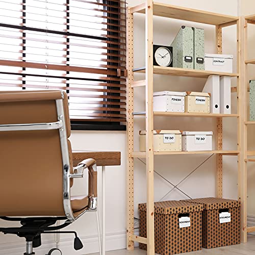 52 Pieces Basket Bin Labels Clip Kitchen Clip Label Holders Removable