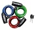 Master Lock 8127TRI Keyed Bike Lock 3 Pack Blue, Green, & Red primary