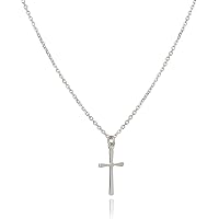 Sterling Silver Dainty Cross Necklace 
