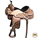 HILASON 15 in Western Horse Ranch Roping Saddle American Leatherthumb 1