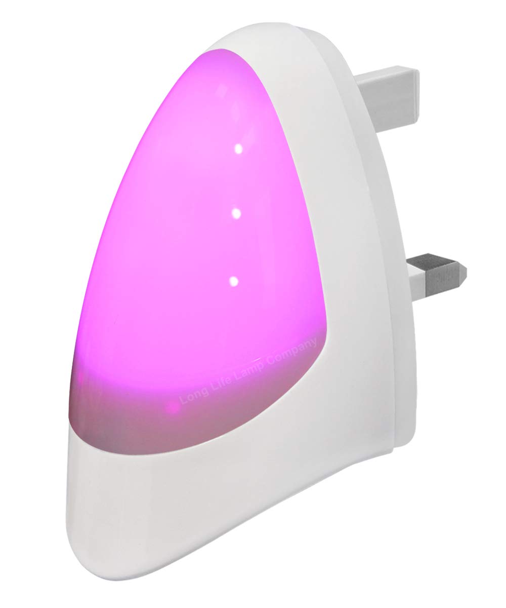Pink Automatic LED Night Light Plug in & Energy Saving Dusk 2 Dawn LED Night Light Sensor