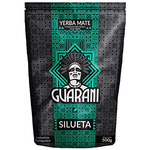 Mate Tee Guarani Silueta Mate Tee Elaborada anregender Yerba Mate aus Paraguay groÃes Paket (500g)