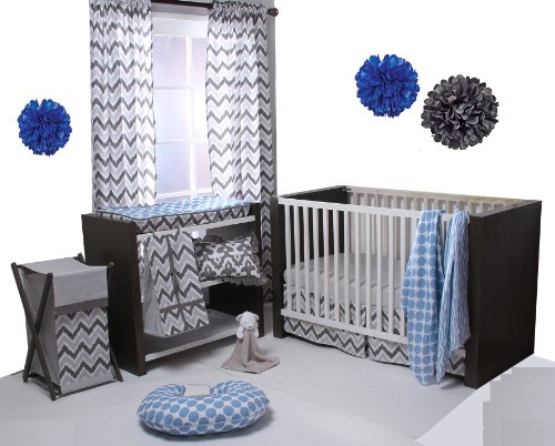 Ikat Grey Dots 2 pc Muslin Crib Sheets