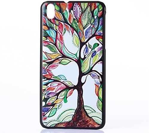 HTC 816 Case,Desire 816 Case,Love Sound Plastic Hard Cover [Colorful Tree Tribe] Hard Back Case Cover Skin For HTC Desire 816 Case with 1 Stylus Pen