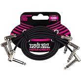 Ernie Ball Flat Ribbon Patch Cable, 12 Inch (P06222)