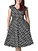 Nemidor Women's 1950s Style Polka Dot Pattern Vintage Plus Size Swing Dresss