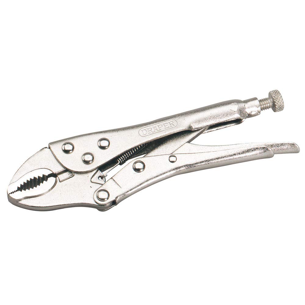Draper 35368 Curved Jaw Plier with Self Grip, 190mm