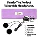 CozyPhones Fleece Sleep Headphones - Wired Over Ear Headphones from Ultra Thin Earphones for Side Sleepers, Meditation, Running, Laptop, and Phone - Violet
