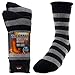 2 Pairs of Mens Thick Heat Trapping Insulated Heated Boot Thermal Socks Pack Warm Winter Crew For Cold Weather