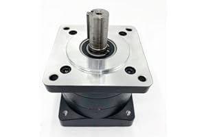 BESTOPPER Ratio 30:1 Planetary Gearbox Nema 34 Gear Reducer 1/2" Input (12.7mm) for Stepper Motor,16mm Output for CNC Router Bandsaw Benchtop Machine (30:1)