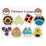 Pokémon Pokemon Gym Badges - Sinnoh Gen 4 (Gold Trim)