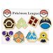 Pokémon Pokemon Gym Badges - Sinnoh Gen 4 (Gold Trim)