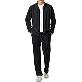 JMIERR Men's Sweatsuit Tracksuit 2 Piece Set Full Zip Casual Jogging Suits with Jogger Jackets and Pants Warm Up Outfits