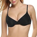 Ekouaer Women's Memory Foam Comfort Underwire Contour T-Shirt Bra 32A-38DD