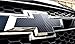 LZLRUN Bowtie Logo Wrap Sticker for Chevy Carbon Fiber Cut-Your-Own Emblem Overlay DIY Decal 4PCS