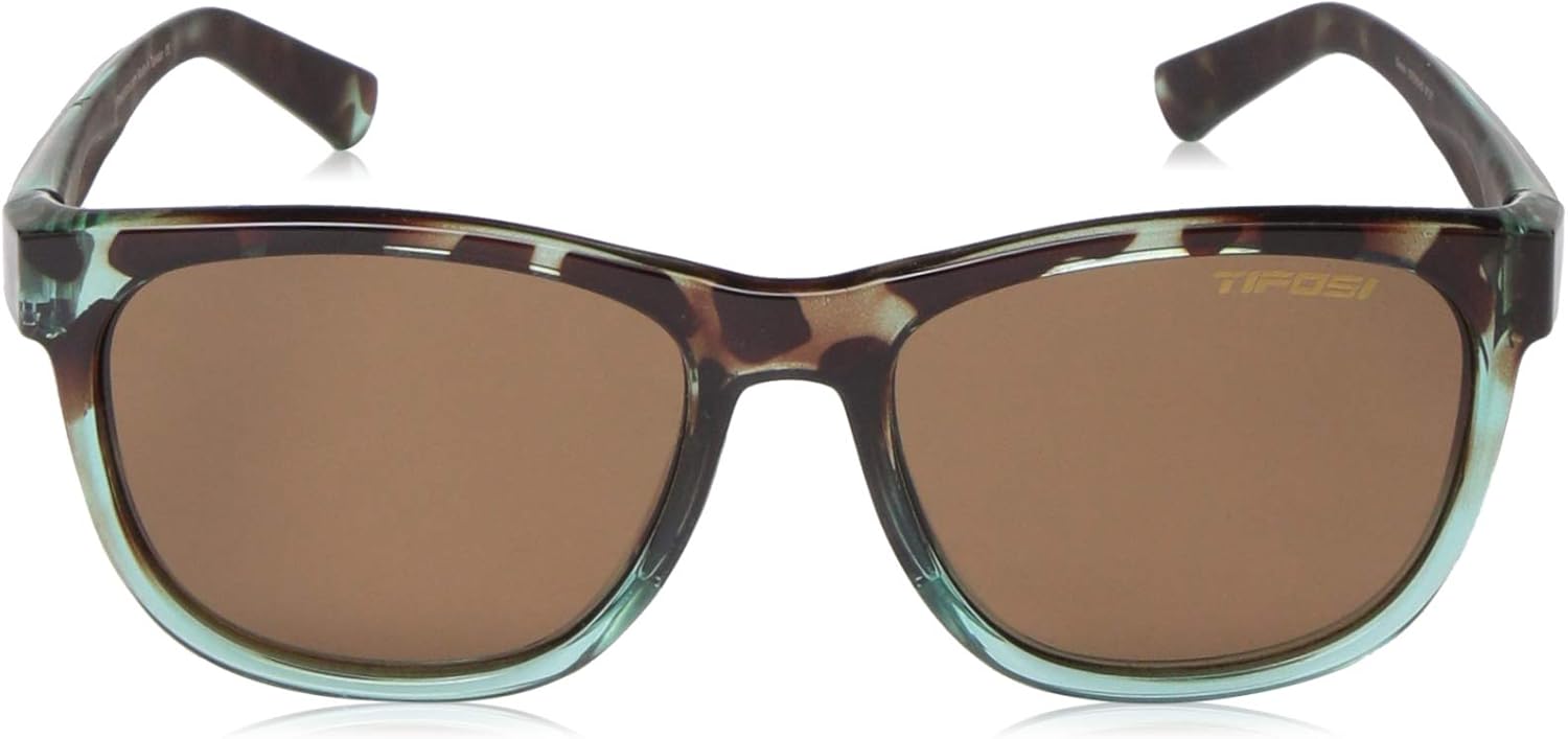 Tifosi Optics Swank Sunglasses (Satin Black/Smoke Bright Blue lenses): Shoes