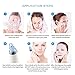 Pore Cleaner Blackhead Remover Facial Pore Cleaner Electric Pore Vacuum Extraction Removal Rechargeable Skin Peeling Machine with 4 Replaceable Suction Heads
