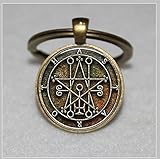 Seal of Astaroth Sigil Keychain ,Seal of Astaroth