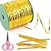 Swpeet Gold 350 Yard Metallic Twist Ties Perfect for Candy Bread Bag Tie Wedding Cookie Gift Buffet Supply Valentine Chocolates