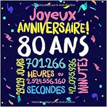 Joyeux Anniversaire 80 Ans Livre D Or Pour Le 80eme Anniversaire 80 Ans Decoration Cadeau D Anniversaire Pour Homme Ou Femme Livre Pour Les Et Photos Des Invites French Joyeux Anniversaire 80 Ans Livre D Or Pour Le 80eme Anniversaire 80 Ans Decoration Cadeau D Anniversaire Pour Homme Ou Femme Livre Pour Les Et Photos Des Invites French