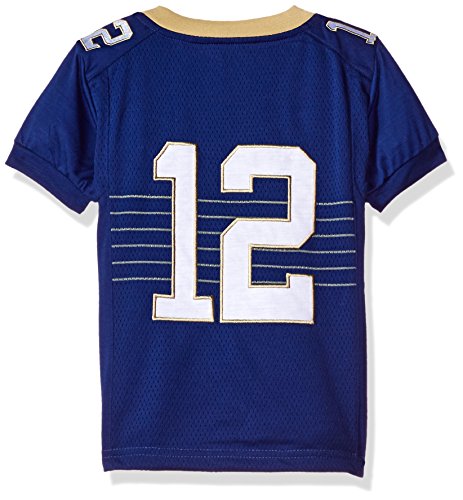 FAST ASLEEP NCAA Navy Midshipmen Boys Toddler/Junior Football Uniform Pajamas, Size 6T, Navy/Gold