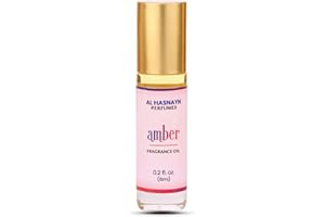 AL HASNAYN ENTERPRISES Amber Perfume Oil Roll-On - Alcohol Free Perfumes for Men and Women by AL HASNAYN 6ML 0.20fl oz