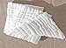 6-Pack Organics Baby Washcloths,Premium Reusable Wipes - Extra Soft For Sensitive Skin,Newborn Muslin Warm Baby Bath Towels Pure White
