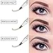 tattoo eyebrow pencil waterproof Eyes Makeup with a Micro Fork Tip Applicator Creates Natural Looking Brows Effortlessly All Day (Dark brown)