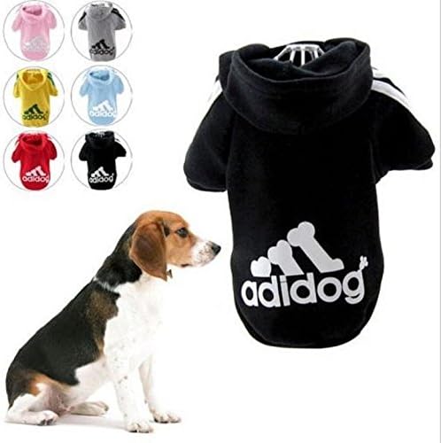 KayMayn Adidog Sport Dog Hoodie Pet Puppy Dog Cat Shirt Coat Clothes Hoodie Sweater Costumes Big & small Size (S to 9XL),6 Colours