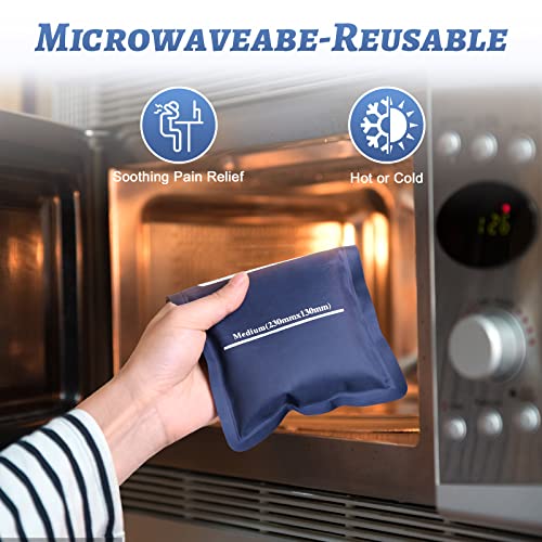 ONLYCARE Knee Leg Cold & Hot Ice Packs, Relief Arthritis Pain Muscles Stiff, Circulation Compression for Men Women Gifts, Navy Blue