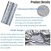 HEALiNK RV Tire Covers Set of 4 for RV Wheel Waterproof Oxford Tires Protector Covers for Motorhome Truck Trailer Camper Auto (27'' for Tire Diameter 68cm, Tire Width 25cm)