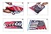 Colored and Extra Thick Jumbo Large & Medium Premium Space Saver Vacuum Storage Bags | 12 Pack Count (2J, 3L, 3M) + 4 Travel ROLL-Ups | Seal Air-Tight Pack for Clothes Works With Any Vacuum Cleaner