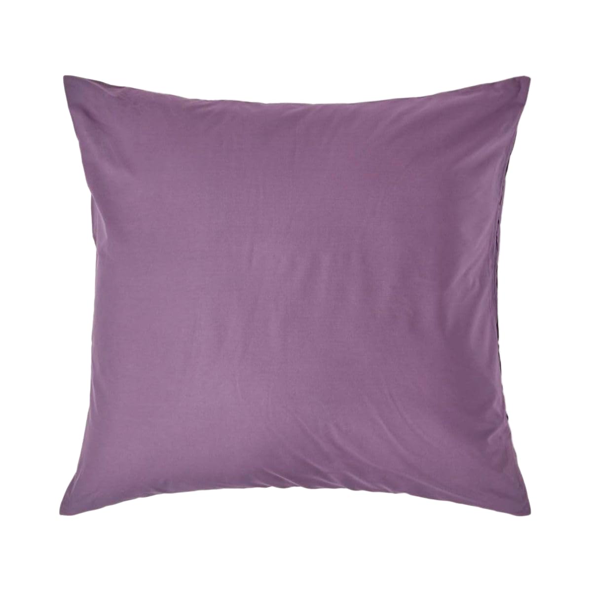 HOMESCAPES Purple Grape Pure Egyptian Cotton Euro Size Pillowcase 40 x 40 cm 200 TC 400 Thread Count Percale Equivalent Pillow Case with Zip