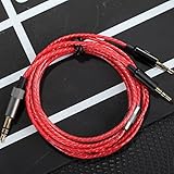 Replacement OFC Upgrade Audio Cable Cord for Sol Republic Master Tracks HD V8 V10 V12 X3 Headphone Red