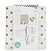 Heidi Swapp Large Memory Planner by American Crafts | White & Gold Polka dots | 122 Pieces