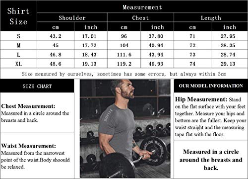 Men’s Dry-Fit Moisture Wicking Active Athletic Performance Crew T-Shirt Running Workout Shirts Grey