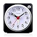 Tinload Small Analog Travel Alarm Clock Silent Non Ticking, Snooze, Ascending Beep Sounds, Battery Operated,Light Functions, Easy Set