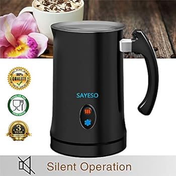 Amazon.com: Milk Frother, SAYESO Electric Milk Steamer with Hot or Cold