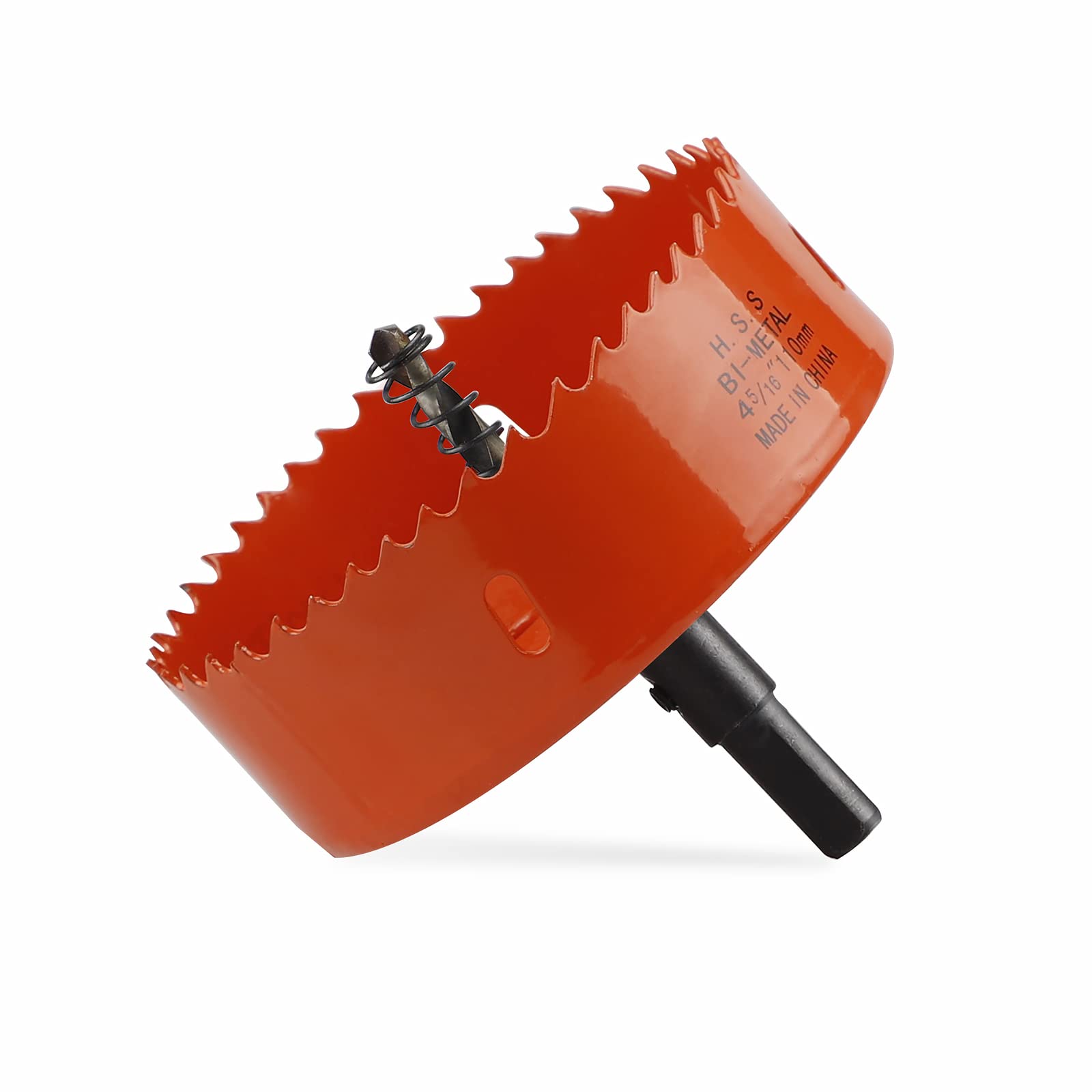 CPROSP Hole Saw [110 mm], HSS Drill Bit, Hole Drill for Wood, Metal Circular Saw, for Drywall Materials, Wood, Plastics