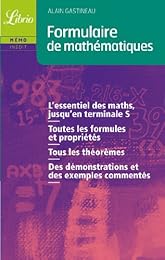 Formulaire de mathématiques