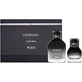 TUMI UNWIND [20:00 GMT] Gift Set - Warm Cologne for Men with Floral & Woody Fragrance Notes - 3.4 oz & 1.0 oz Eau de Parfum
